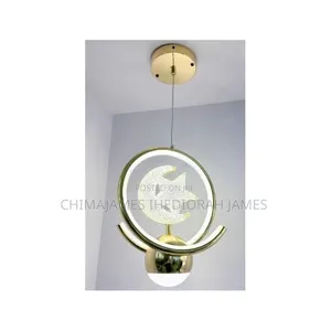 Modern Minimalist Black Led Pendant Light Chandelier for Dining Room