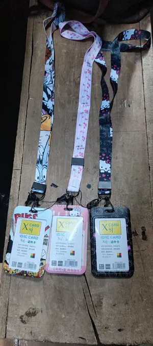 New I D Card Holder With Rope Difference Character
