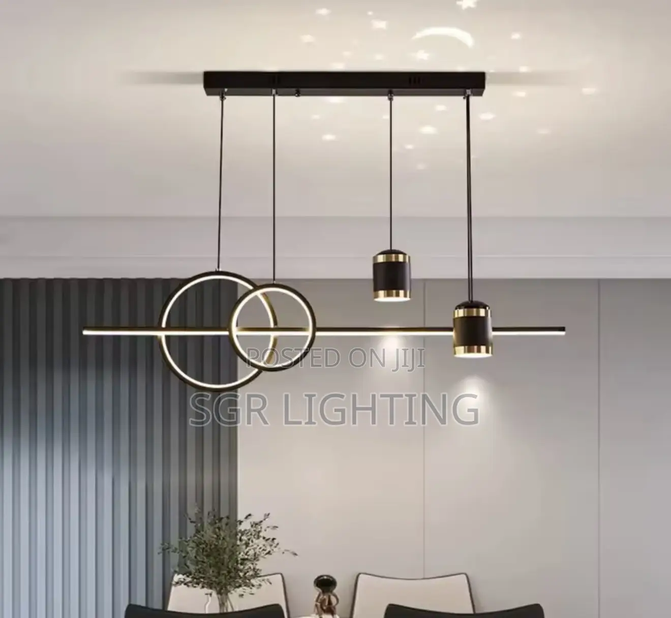 Minimalist Decor Dining Room Chandelier