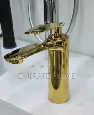 Gold Color Basin Mixer Tap