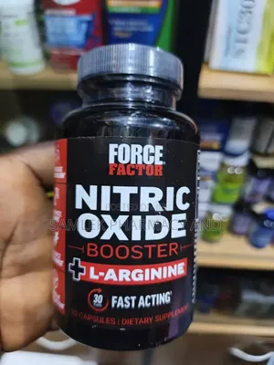 Force Factor Nitric Oxide Booster, Fast-Acting With L-Arginine-120caps