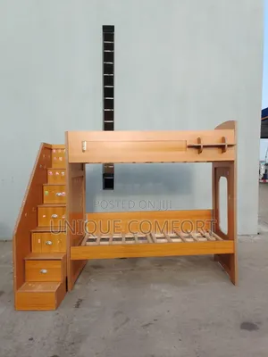 Beautiful 3 by 6 Bunk Bed With Steps and Drawers