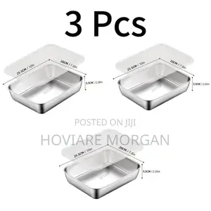 3 in 1 Stainless Food Container With Cover
