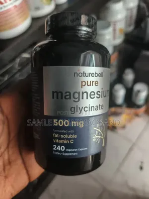 Naturebell Magnesium Glycinate Caps 500mg | 240 Count