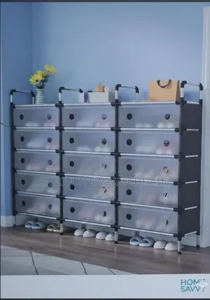 3-Way 7-Layer Shoe Rack With Cover