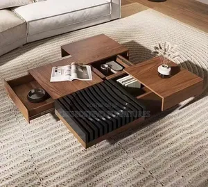 Center Table Brown and Black