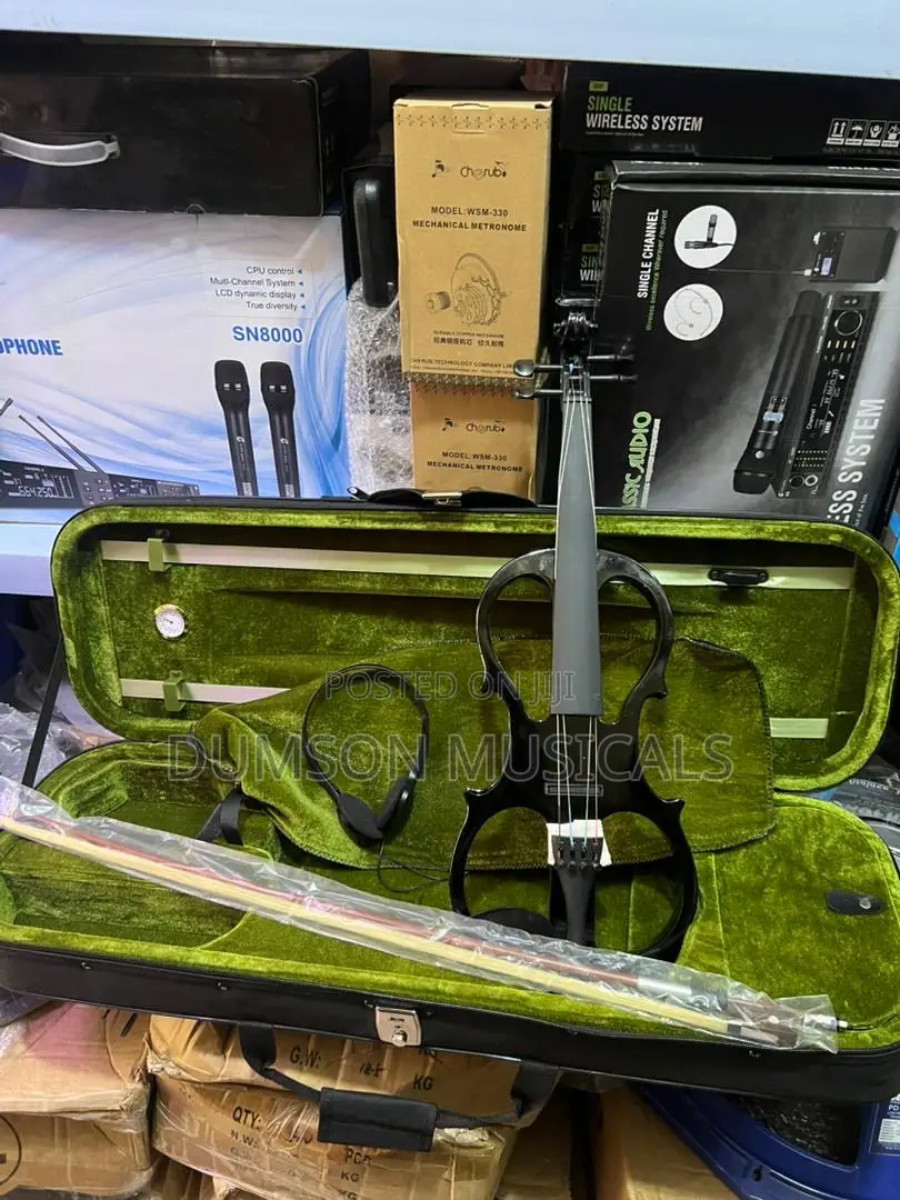 Electric Violin Black