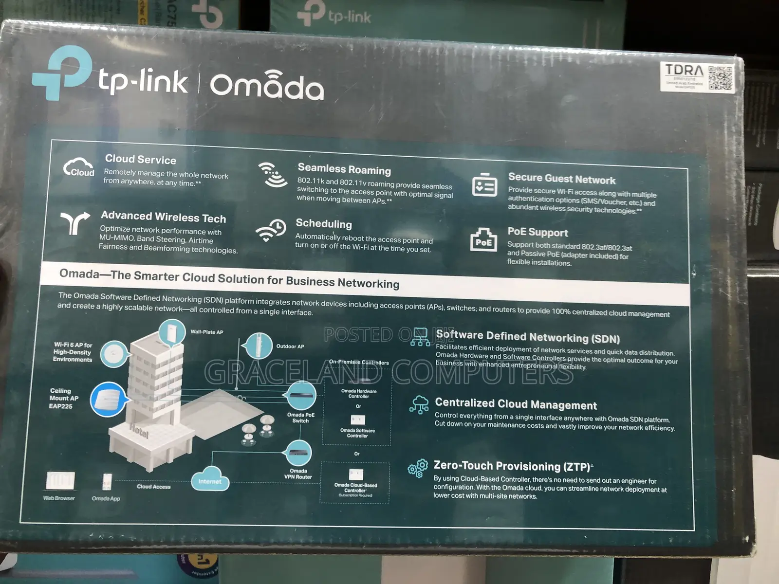 Tp-Link Eap225 Ac1350 Wireless Gigabit Ceiling Mount Access Point