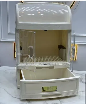 Big Plastic Plate Rack With Cover