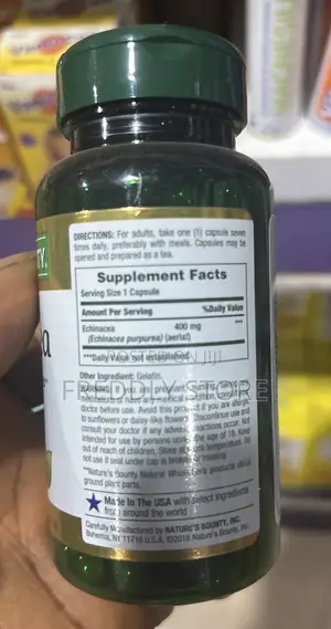 Echinacea 400mg Whole Herb Natures Bounty