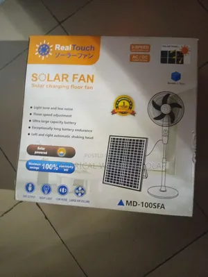 Solar Rechargeable Fan
