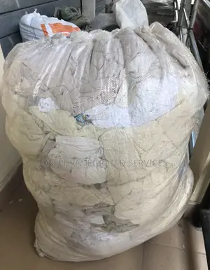 Industrial White Cotton Cleaning Rags 50kg