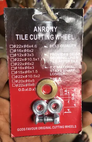 Anrony Brand Tile Cutting Wheel Packaged for Manual Cutting Machines