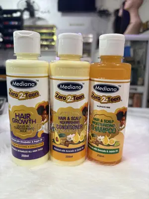 Mediana Kids Shampoo, Conditioner, And Leave In Conditioner