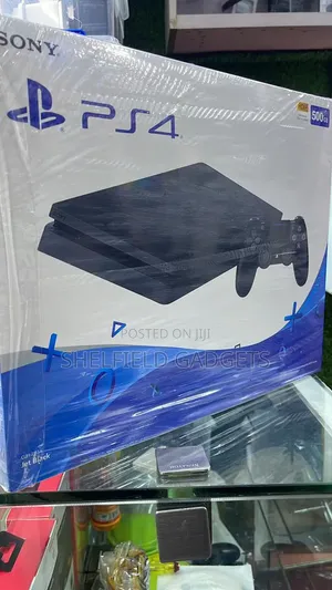 Brand New Sony Playstation 4 Slim 500gb Console in Jet Black.