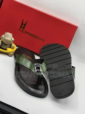 Nice Designer Leather Slippers