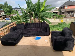 A Standard Leather Sofa