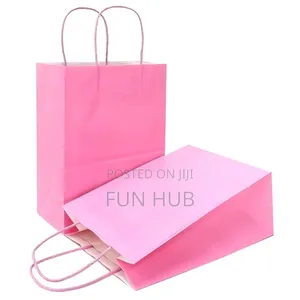 Large Pink Paper Gift Bag 40 X 44 X 13.5 Cm – Premium Quality