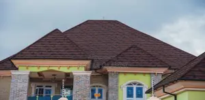 Red With Black Patches Shingle