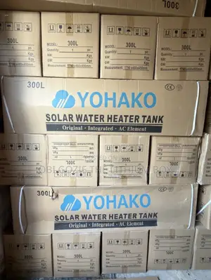 300 L Yohako Solar Water Heater in Abuja Jabi. Best Importer Seller