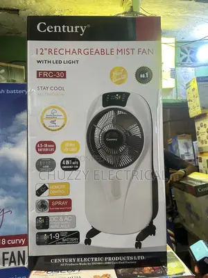 12" Rechargeable Mist Fan