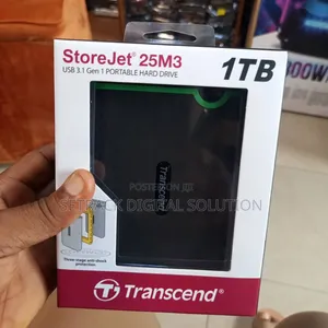 Transcend Storejet 25m3 1tb Portable External Hard Drive