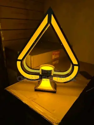 Ace of Spades Led Decorative Table Lamp