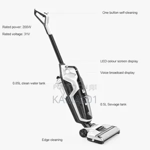 Wireless Charging Intelligent Scrubber, Household Suction and Mopping