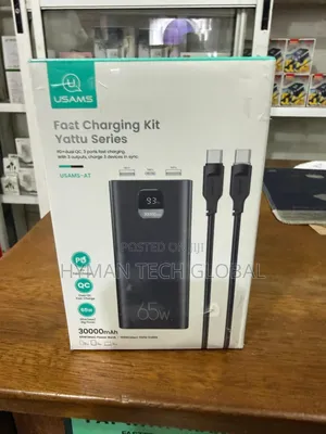 65w Portable Laptop And Phone Power Bank 30,000mah
