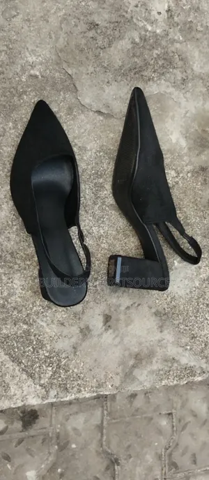 Slingback Block Heel Pumps