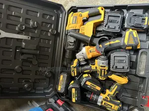 Dewalt 4-in-1 Combo Power Tool Set - Drill, Grinder,Hammer Socket