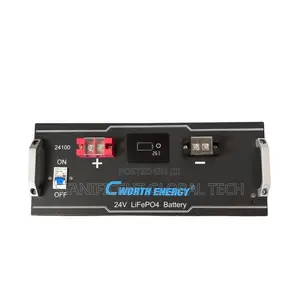 Cworth Energy 24v/100ah/2.5kwh Lithium Battery