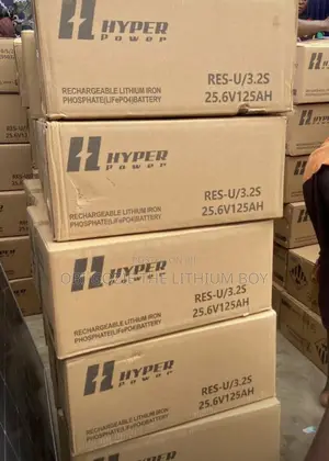 3.2kwh-25.6v Hyper-Power Solar Lithium Battery. Best Importer in Lagos