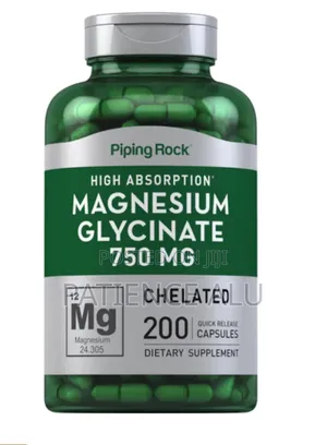 Magnesium Glycinate. 750mg. 200 Capsules