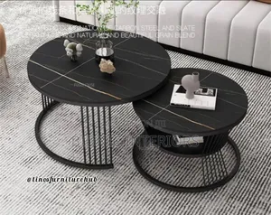 2 in 1 Center Table Marble Top