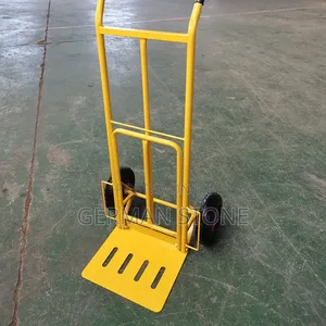 Heavy Duty Double Handle Solid Wheel Hand Trolley