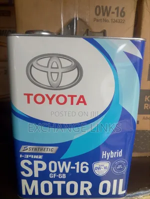 4l Genuine Toyota 0w-16 Hybrid Engine Oil