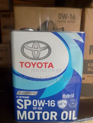 4l Genuine Toyota 0w-16 Hybrid Engine Oil