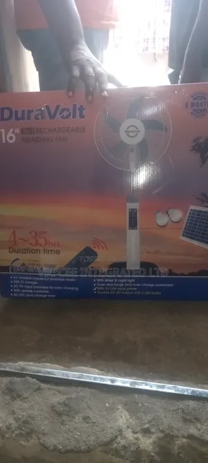 Duravolt Rechargeable Fan 16"