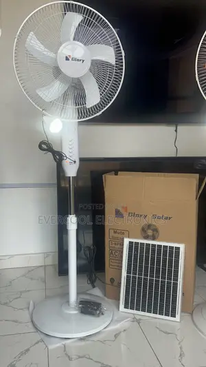 16-Inch Glory Rechargeable Solar Fan