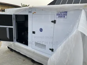 Heavy Duty Perkins 250kva Diesel Generator With Silent Canopy