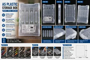 A5 Plastic Storage Box