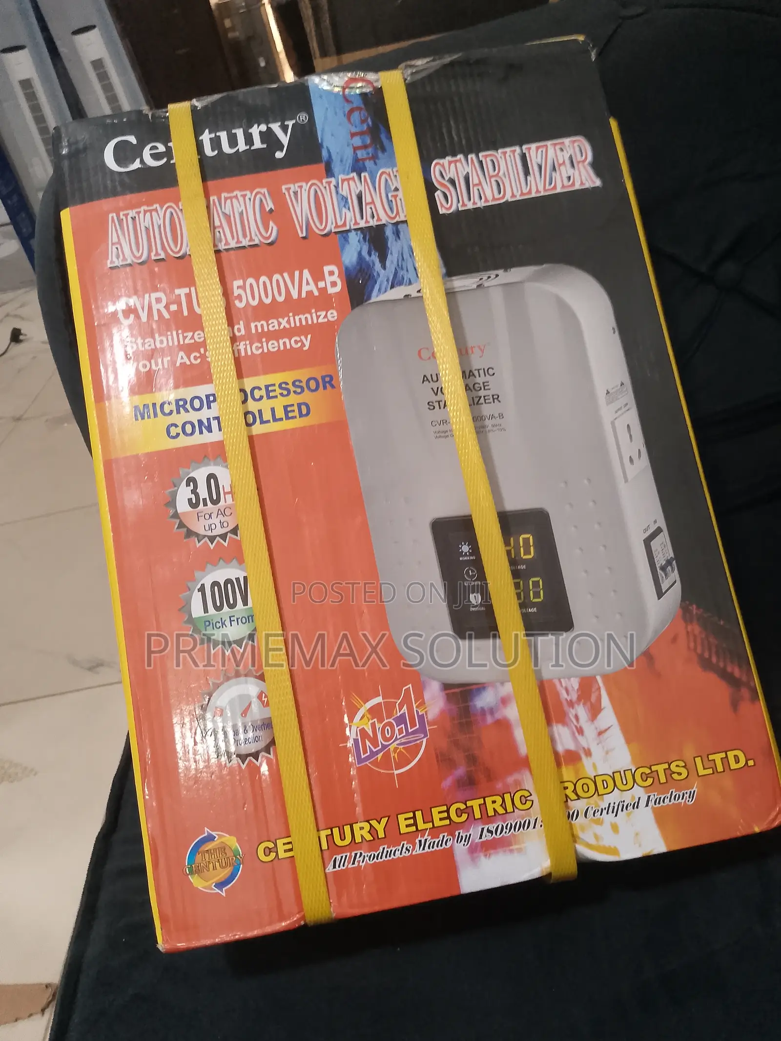 Century Automatic Stabilizer CVR-Tub 5000va Delay Timer