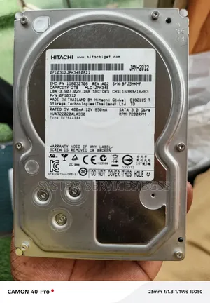 Hitachi 2tb 3.5-Inch Desktop/Surveillance Hard Drive.