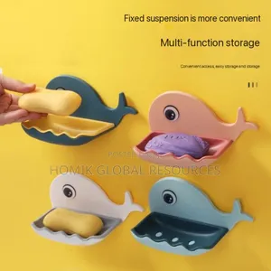 Whale Shape Suctioned Soap Rack/Holder