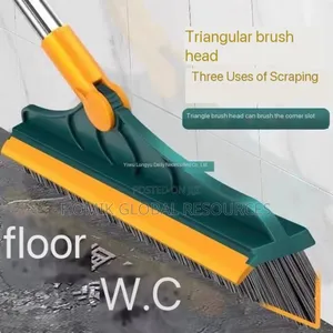 2in1 Long Handle Scraping/Scrubbing/ Cleansing Brush Broom