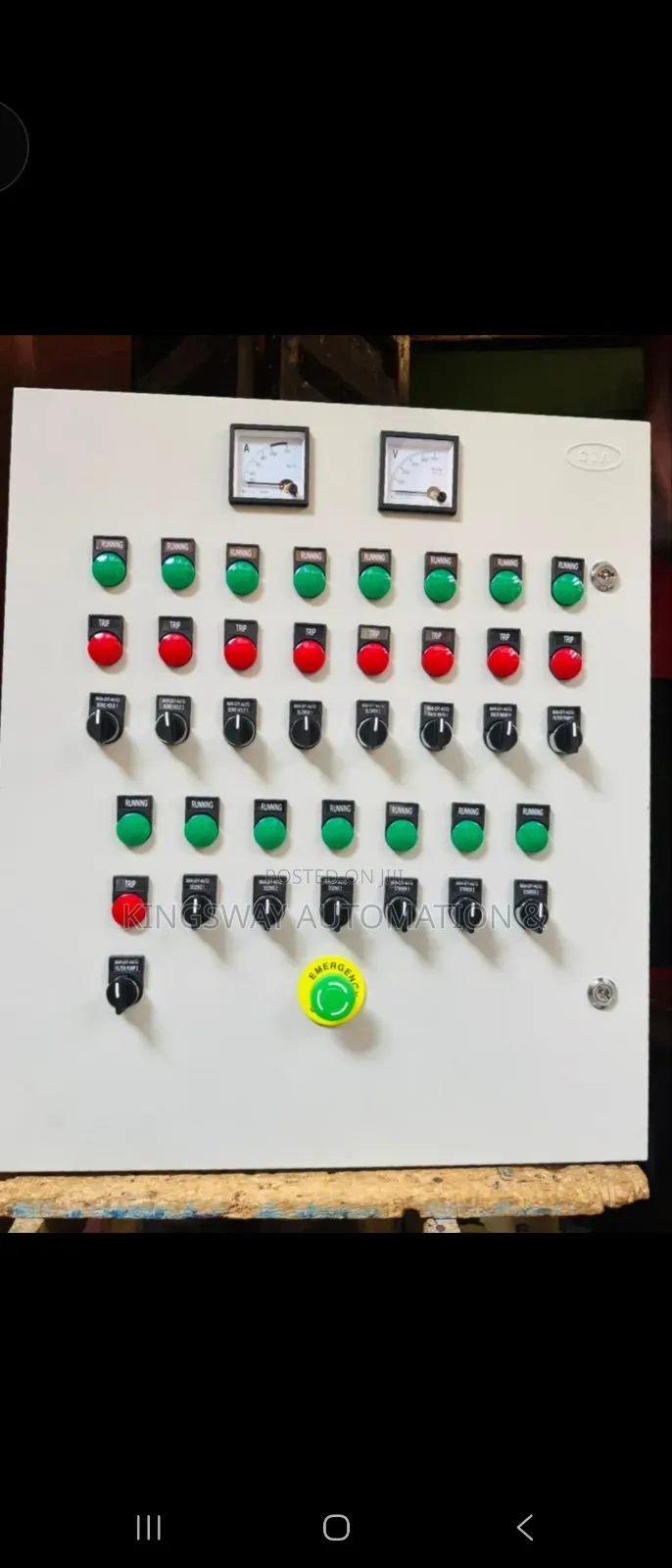 Water Treatment Control Panel