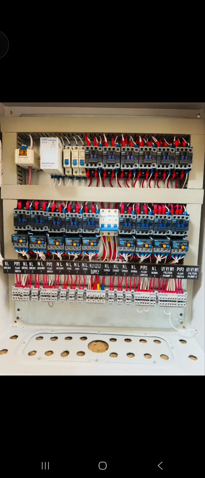 Water Treatment Control Panel