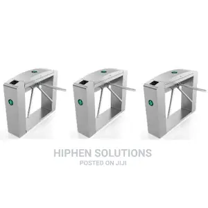 Waist Height Tripod Turnstile Access Control Gate - Set Of 3