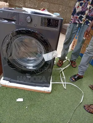 Clean Lg 10.5kg Front Load Washer – Strong Drum and Fast Spin